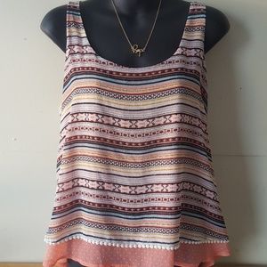 Sleeveless summer blouse